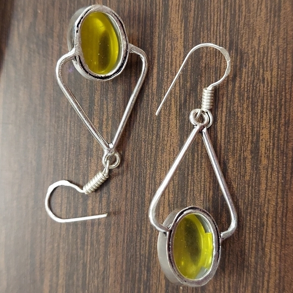 CITRINE Sterling Silver Earrings - Picture 4 of 4